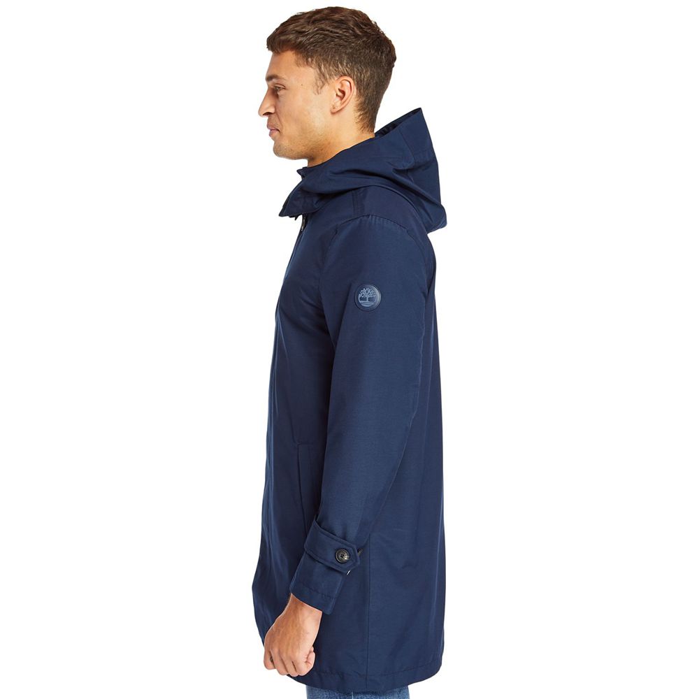 Geaca Timberland Barbati Bleumarin - Doubletop Mountain Waterproof Raincoat - Romania - ASUKDO548